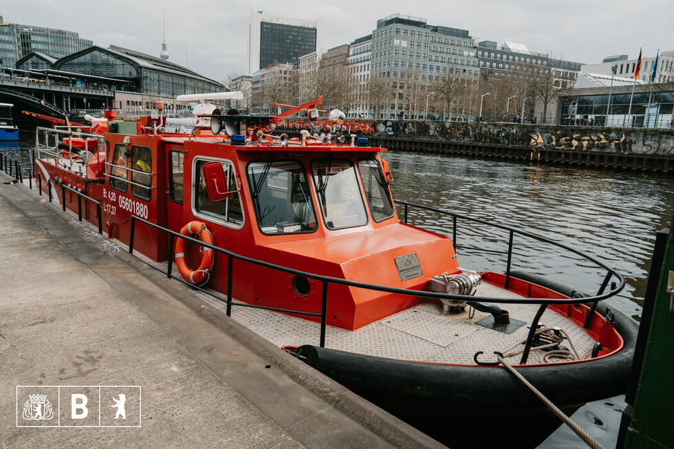 Löschboot der Berliner Feuerwehr