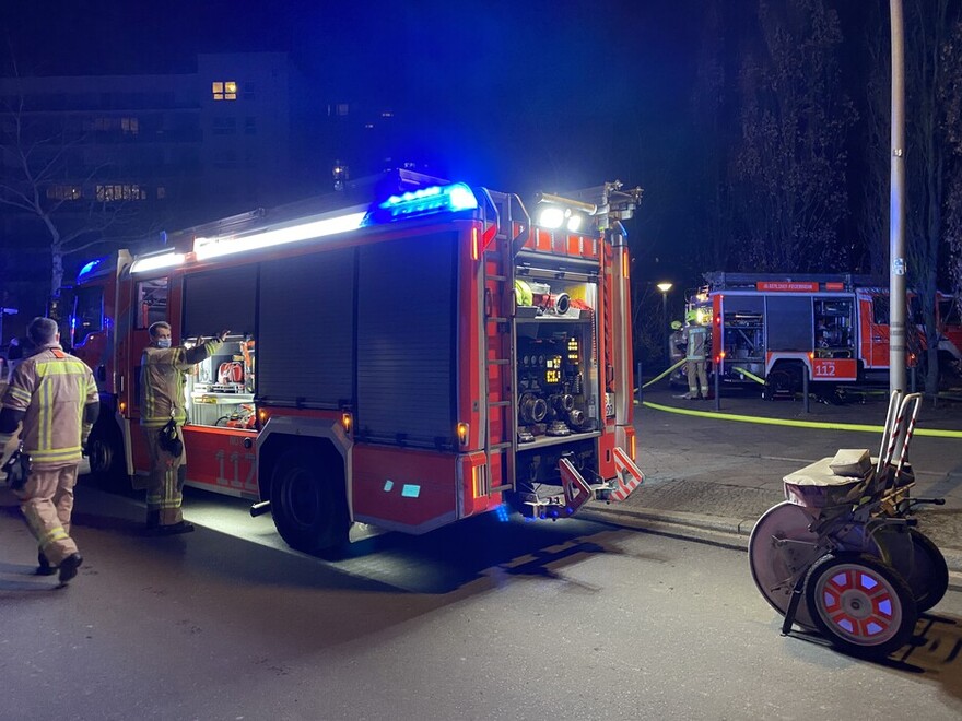 Zweites LHF an der Einsatzstelle