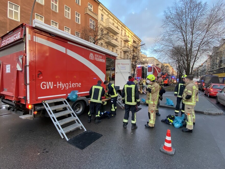 GW-Hygiene an der Einsatzstelle