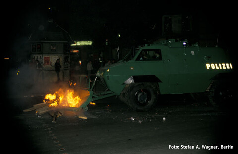 Einsatzfahrzeug der Polizei