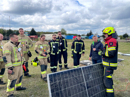 Erfahrungsaustausch bei Bränden mit Photovoltaikanlagen