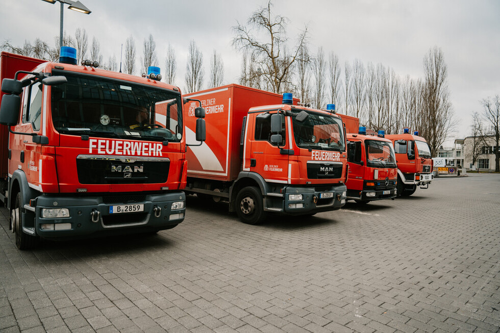 Lkw der Berliner Feuerwehr