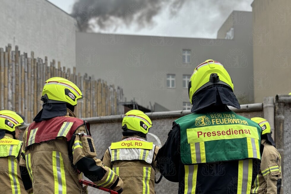 Einsatzkräfte vor Ort