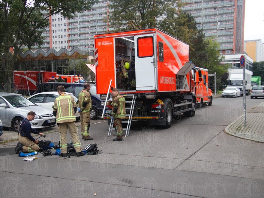 Aufrüsten am AB Atemschutz