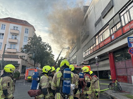 Einsatzkräfte vor Ort