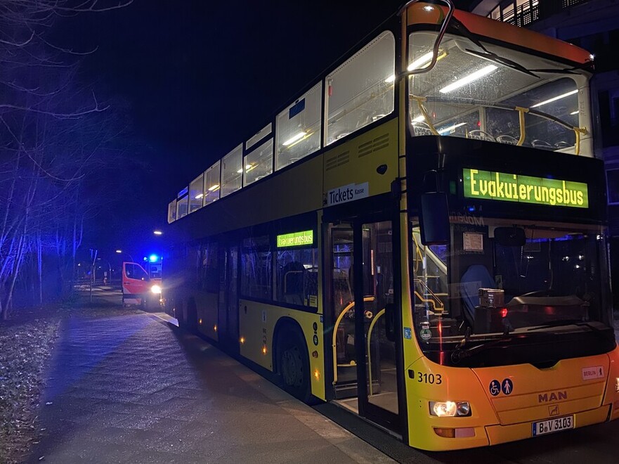 Evakuierungsbus der BVG