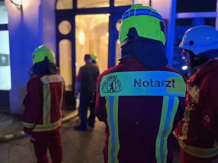 Notarzt an der Einsatzstelle