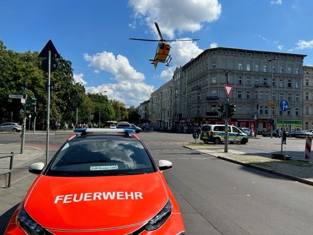 Landung des RTH im Kreuzungsbereich